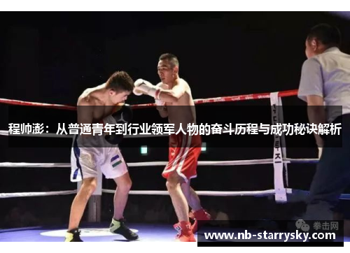 程帅澎：从普通青年到行业领军人物的奋斗历程与成功秘诀解析